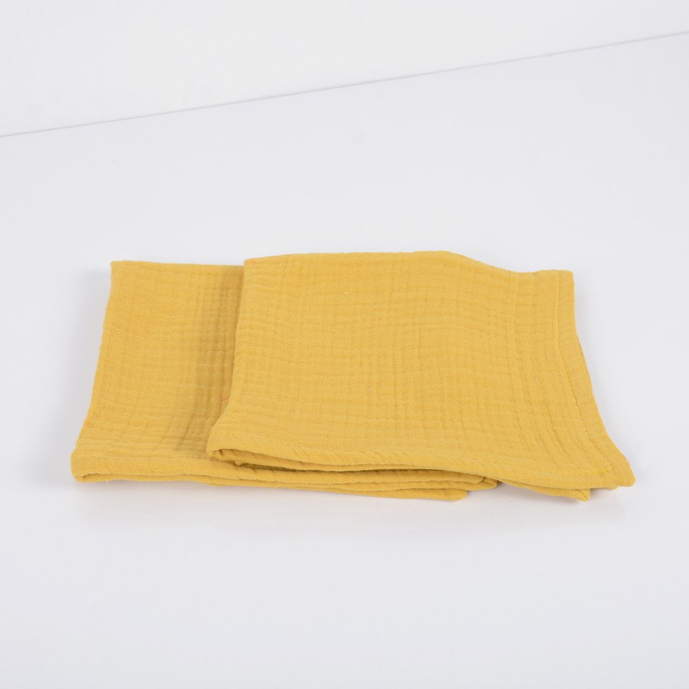 Çok Amaçlı Müslin Örtü Sarı - 35x35*2