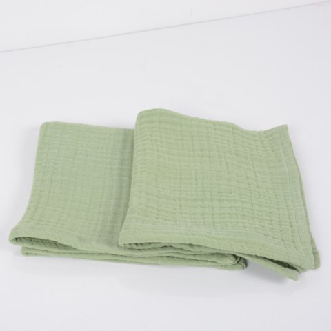 Fıstık Yeşili 35x35 cm Dekoratif Kırlent Kılıfı 2'li Set Ev Tekstili