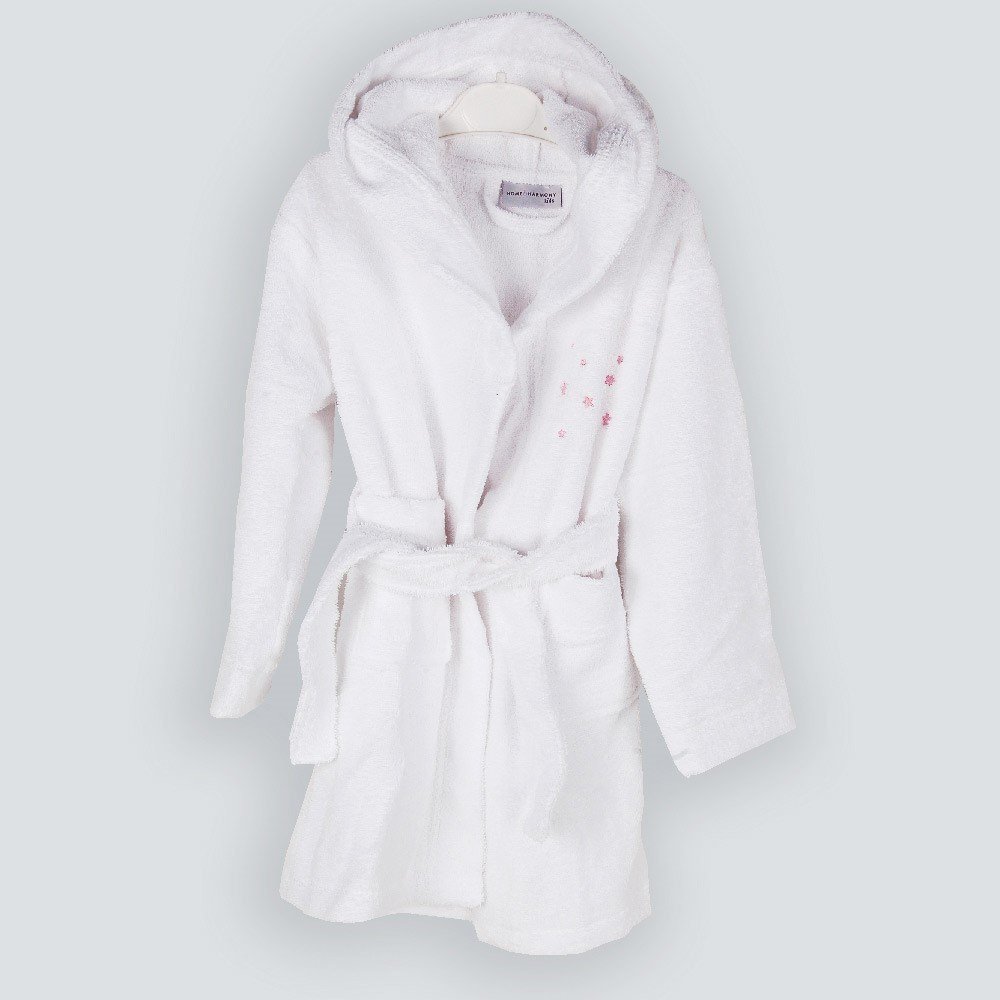 Çocuk Bornoz Pembe - 4-6