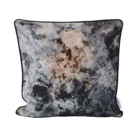 Roche Biyeli Dijital Kırlent Siyah