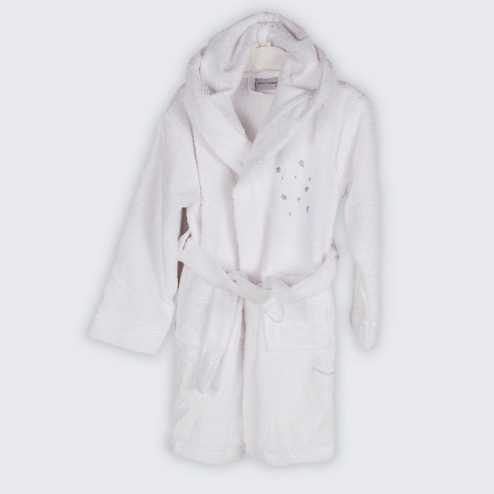 Çocuk Bornoz Mavi - 4-6