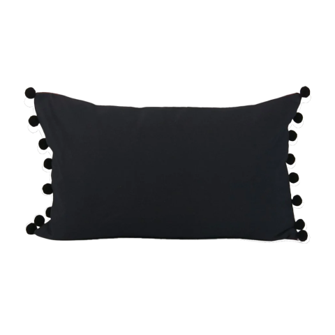 Morris ponponlu dijital baskılı dekoratif kırlent Home Harmony koleksiyonu