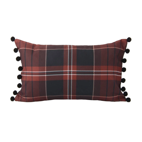 Morris Ponponlu Dijital Kırlent