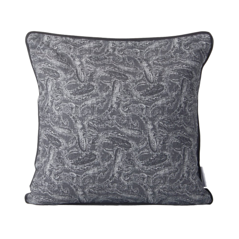 Cecile Biyeli Dijital Kırlent Antrasit