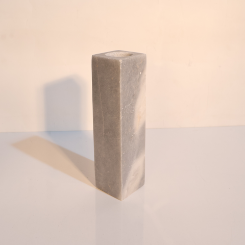Gri Mermer Vazo 21 cm