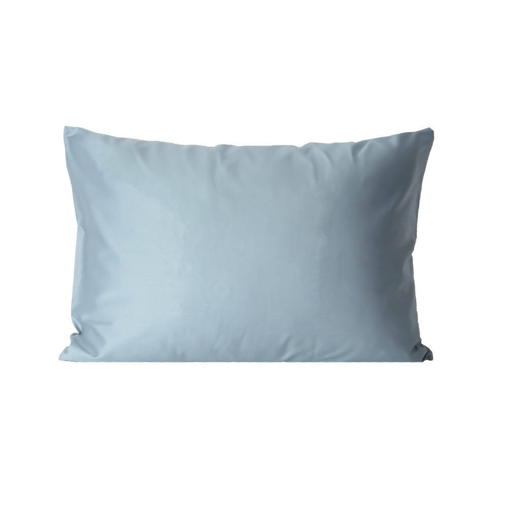 %100 Pamuk Saten Yastık Kılıfı 1 Adet 50X70 Bebe Mavi