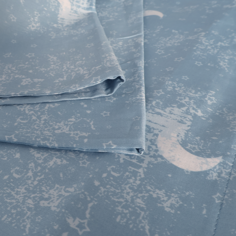 Moon Bebek Mix And Match Mavi - Düz Çarşaf