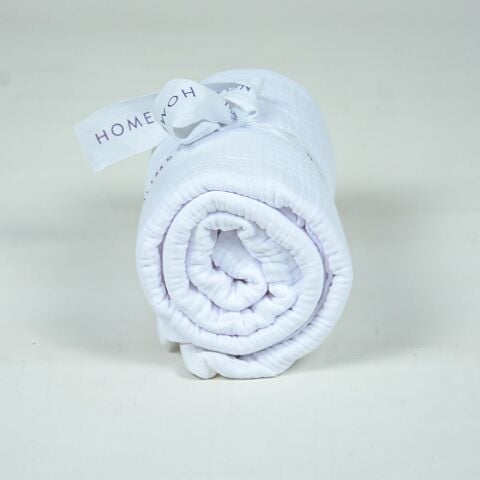 Biyeli Müslin Pike Beyaz - Tek Kişilik