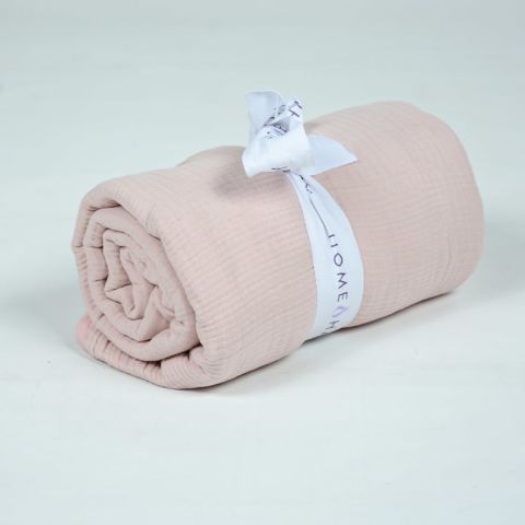 Biyeli Müslin Pike Pembe - Çift Kişilik