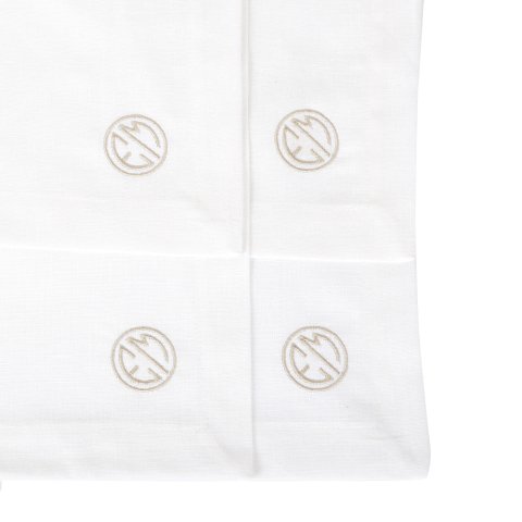 Kişiye özel monogram nakışlı 2'li peçete seti 40x40 cm özel tasarım