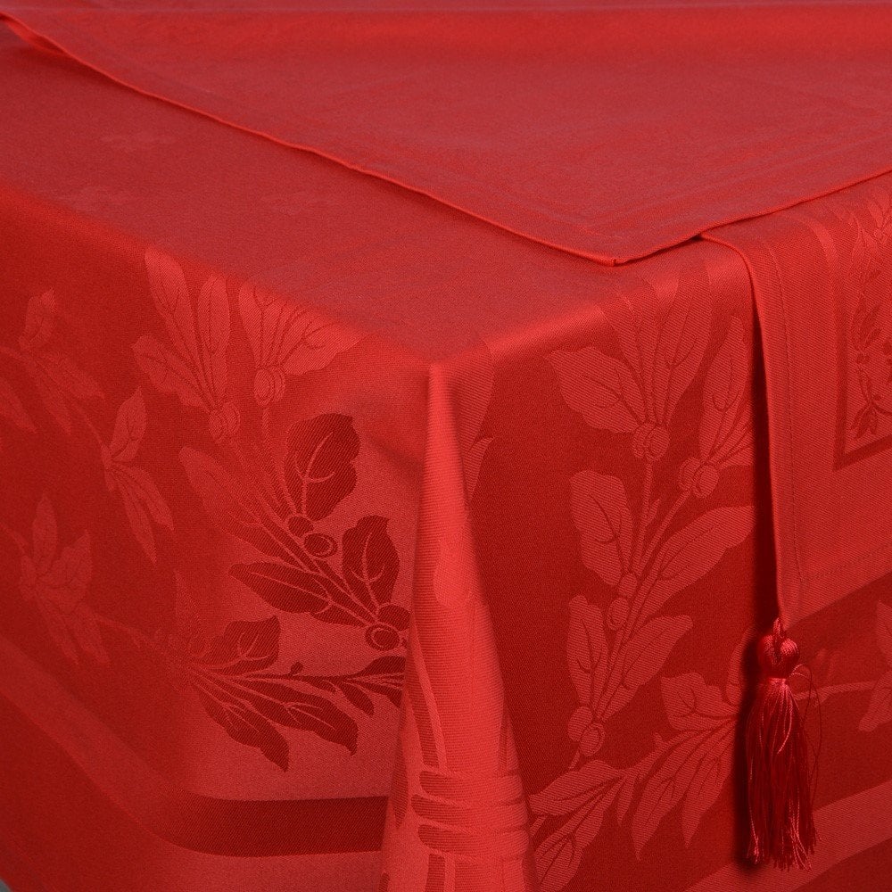 Lilium Masa Örtüsü Kırmızı - 150x250