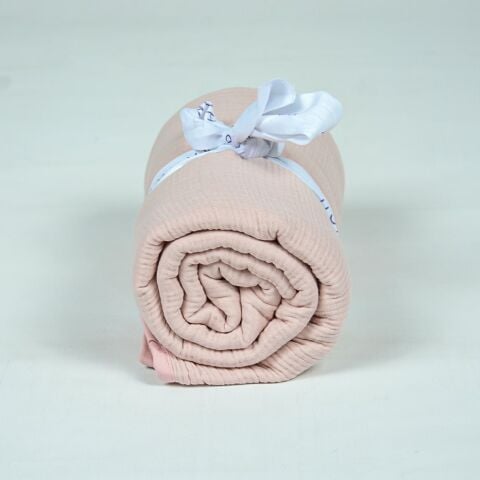 Biyeli Müslin Pike Pembe - King Size