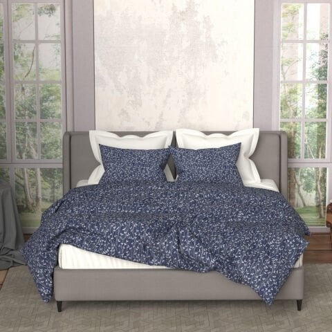 %100 Pamuk Saten Valda Nevresim Takımı