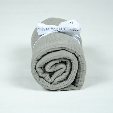 Biyeli Müslin Pike Gri - King Size