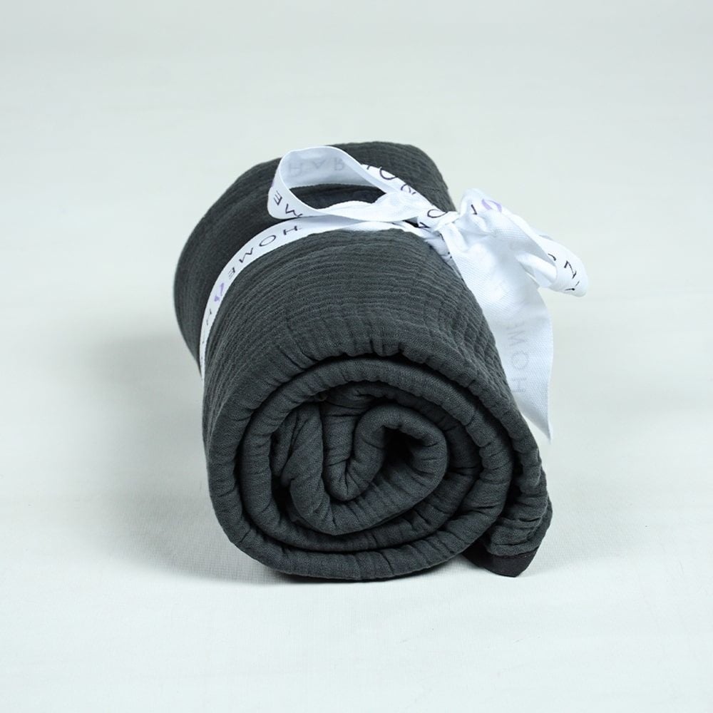 Biyeli Müslin Pike Antrasit - King Size