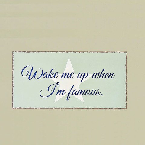 Wake Me Up Levha