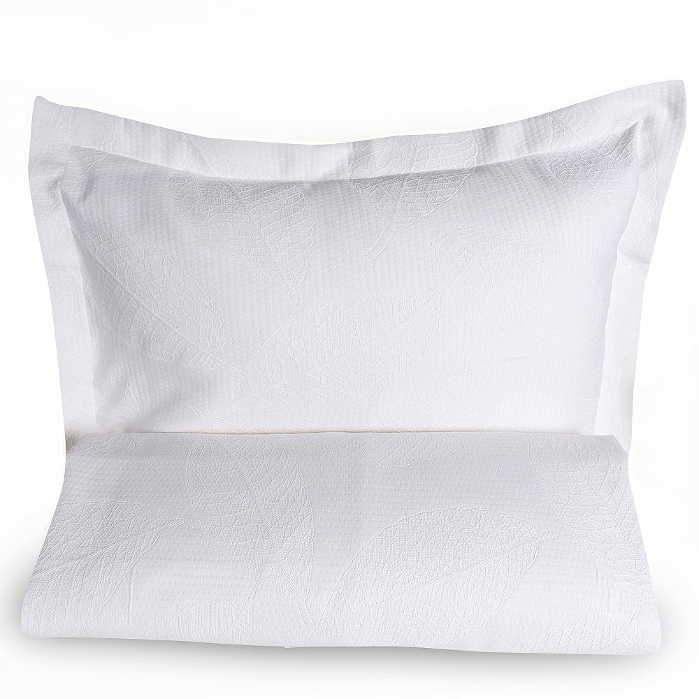 Yaprak Pike Takımı Beyaz - Tek Kişilik