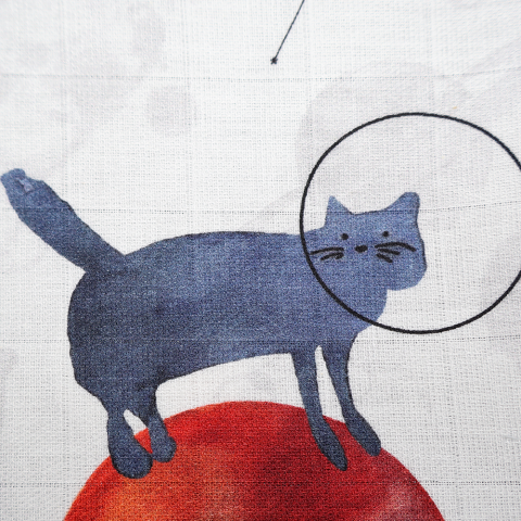 Galaxy Cat Müslin Kundak