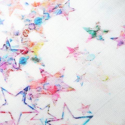 Colourful Stars Müslin Kundak