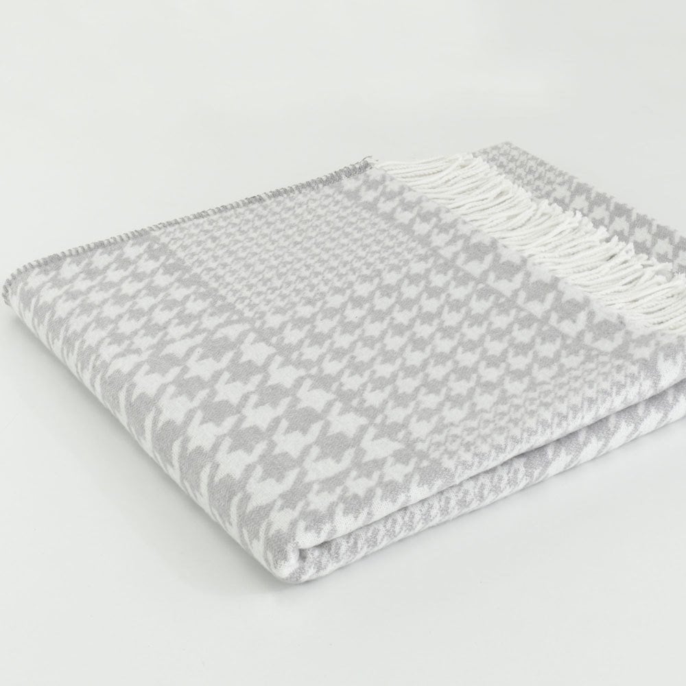 Kazayağı Skoç Battaniye Gri