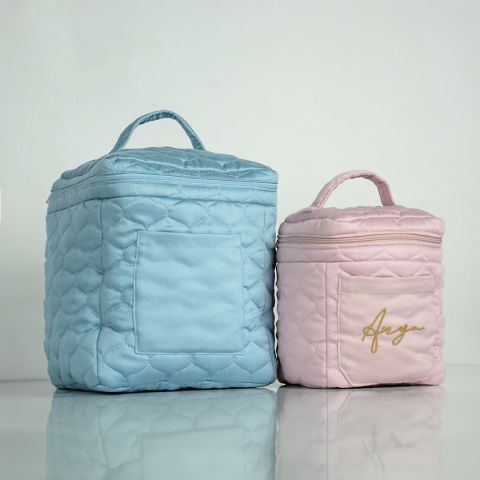 Kişiye Özel Bebek Bakım Çantası Pembe - 15x15