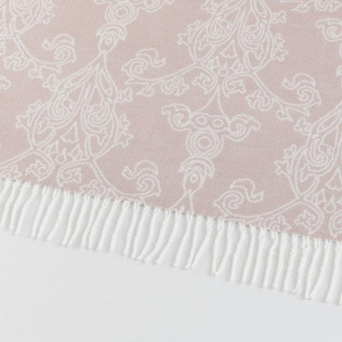 Damask Skoç Battaniye Pudra