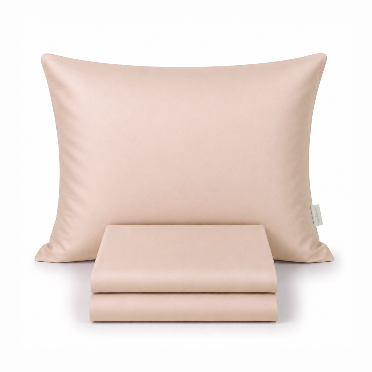 Fitted Saten Takım Açık Pembe - 160x200