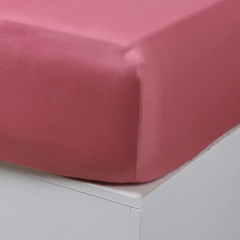 Fitted Saten Takım Pembe - 160x200