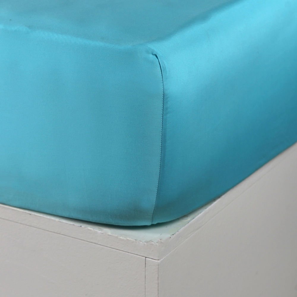 Fitted Saten Takım Turkuaz - 160x200