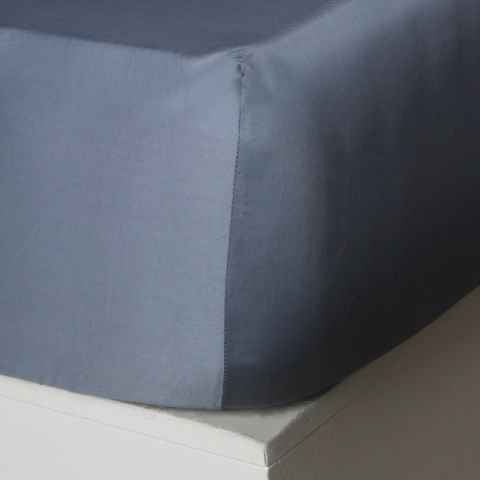 Fitted Saten Takım Mavi - 160x200