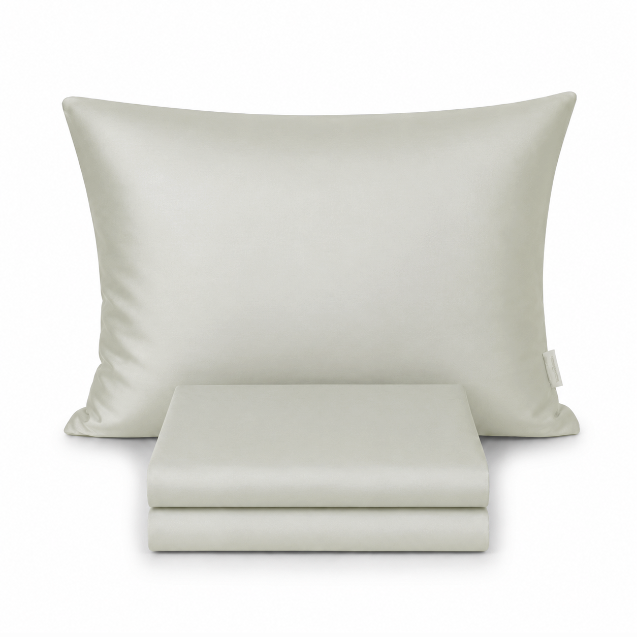 %100 Pamuk Saten Fitted Takım Bej - 180x200