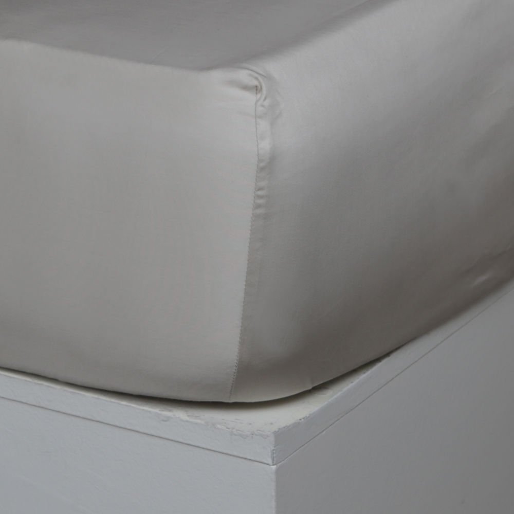 Fitted Saten Takım Açık Bej - 180x200