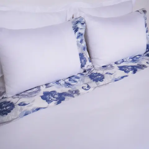 %100 Pamuk Saten Rossy Frame Nevresim Takımı 80 Tel Premium Collection