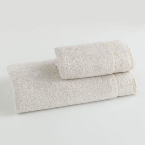 Dantel 2'li Takım Bej