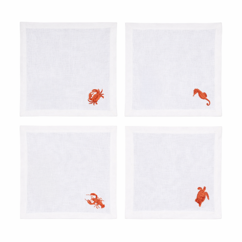 4'Lü Deniz Canlıları Peçete