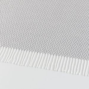 Kişiye Özel Nakışlı Zigzag Skoç Battaniye