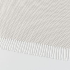 Kişiye Özel Nakışlı Zigzag Skoç Battaniye Bej