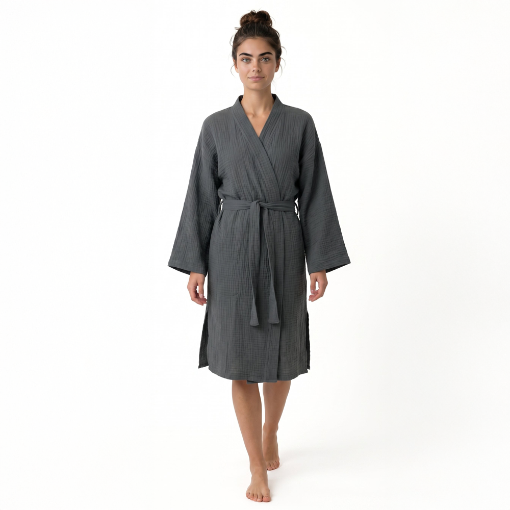 Kimono Müslin Bornoz