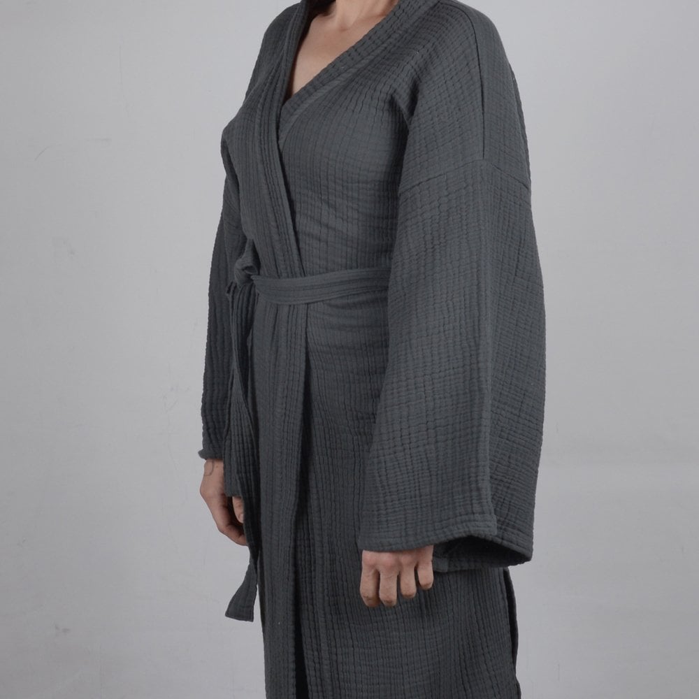Kimono Müslin Bornoz