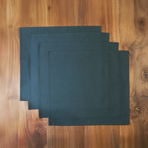 %100 Pamuklu Panama Peçete Yeşil