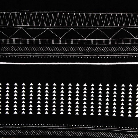 Yuvarlak etnik desen pamuklu antibakteriyel plaj havlusu nefes alan dokuma