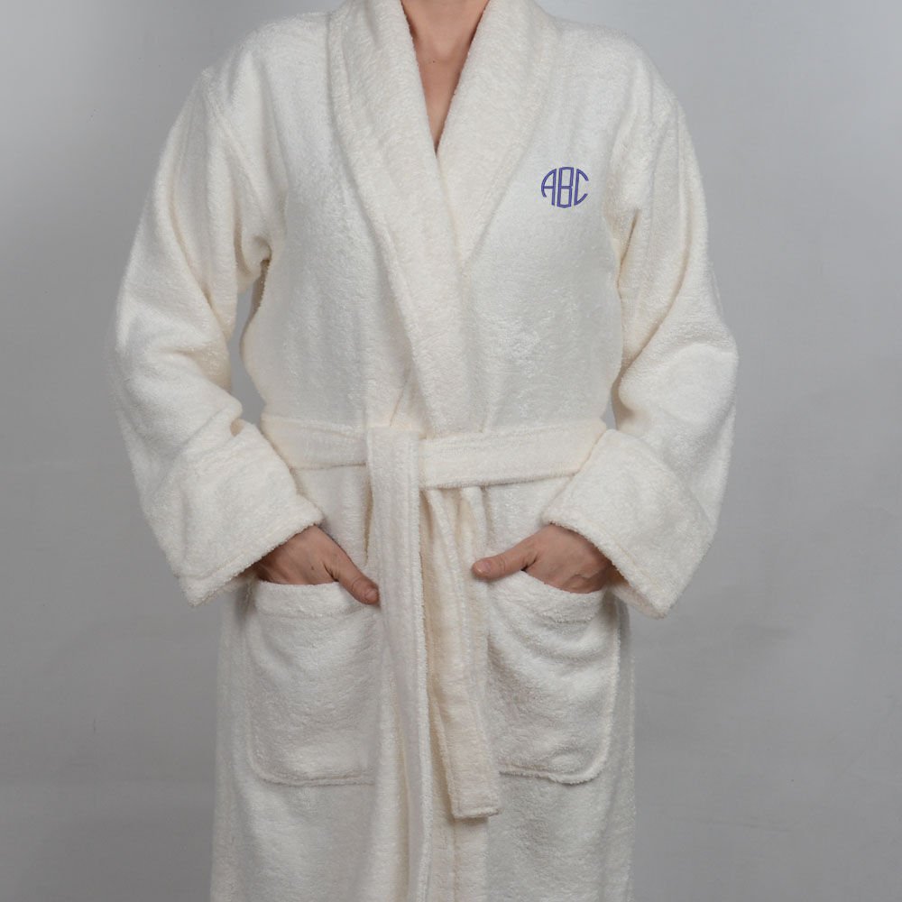 Kişiye özel bambu elyaflı basic bornoz yumuşak ve doğal dokulu