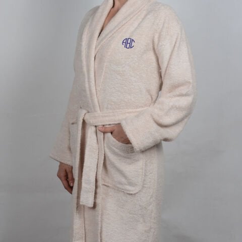 Kişiye Özel Basic Bornoz L - Bej