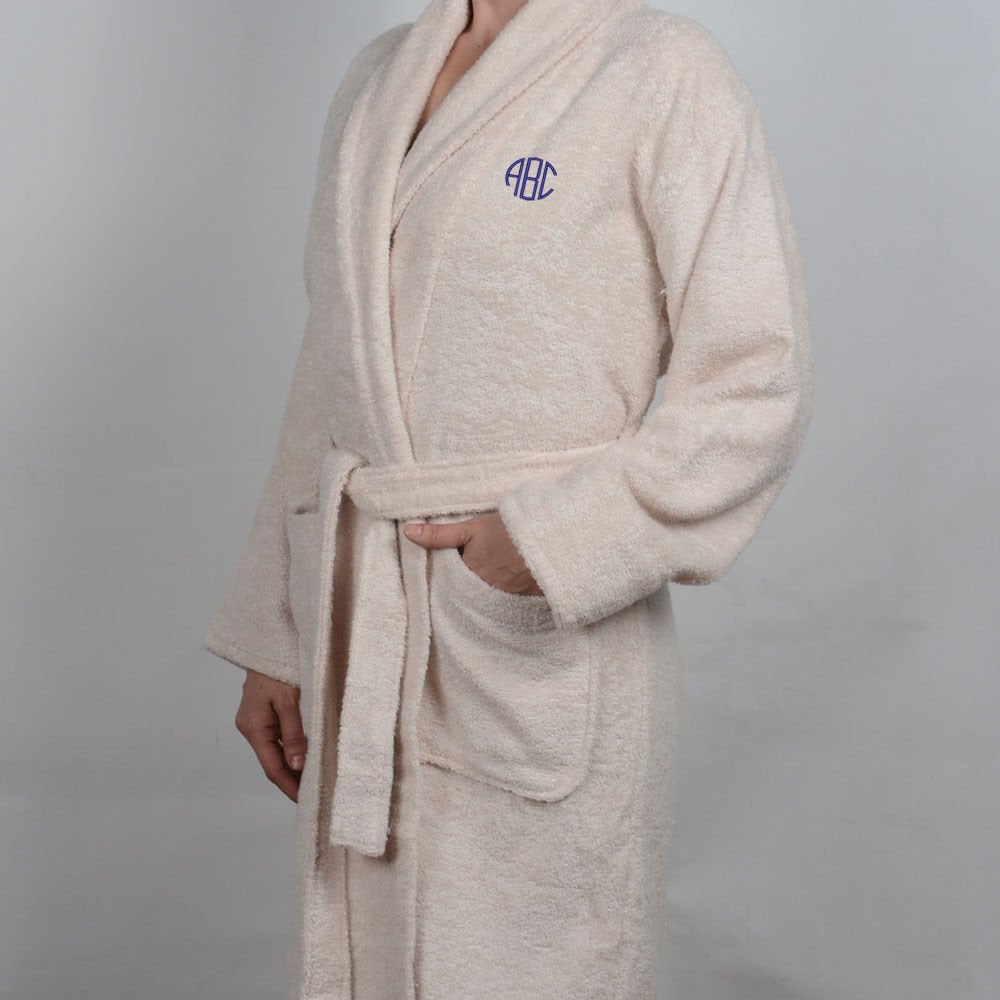 Kişiye Özel Basic Bornoz M - Bej