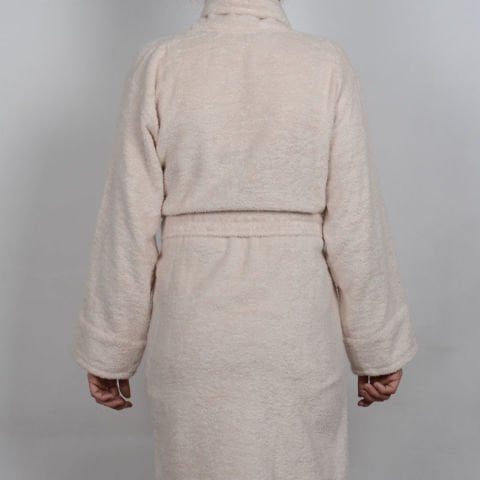 Kişiye Özel Basic Bornoz M - Bej