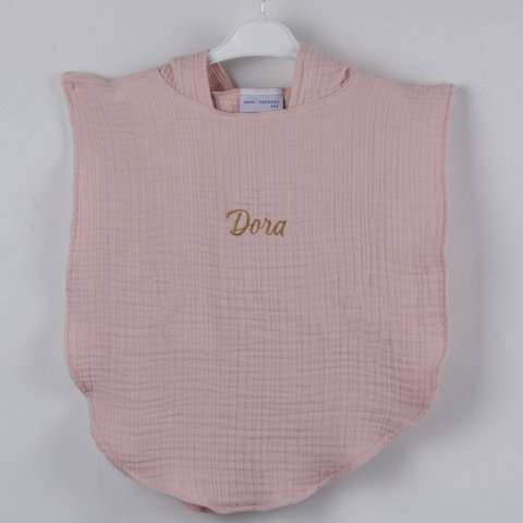 Kişiye Özel Çocuk Panço Pembe - 3-5