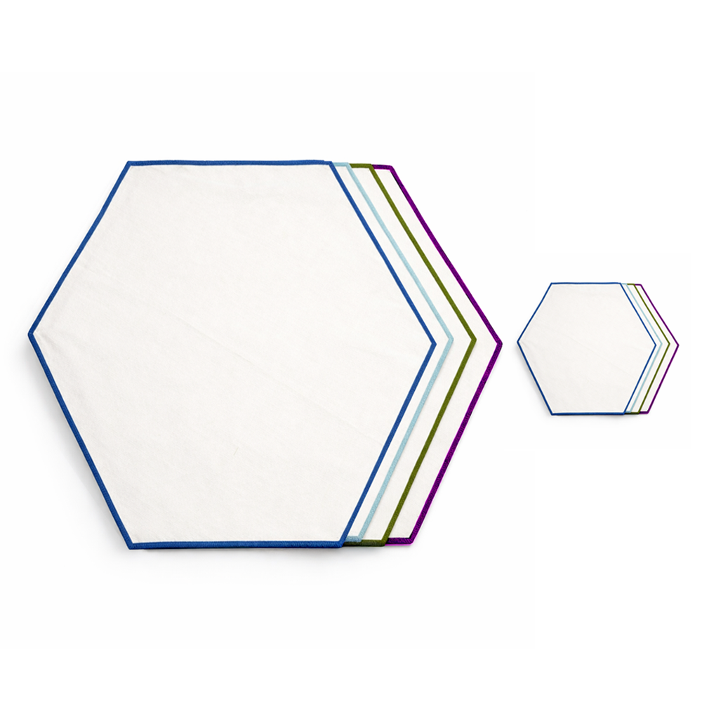 Hexa 4'lü Bardak Altlığı Darks