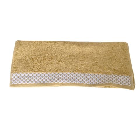 Beyaz Yaka Kimono Bornoz Seti M-L - Pudra