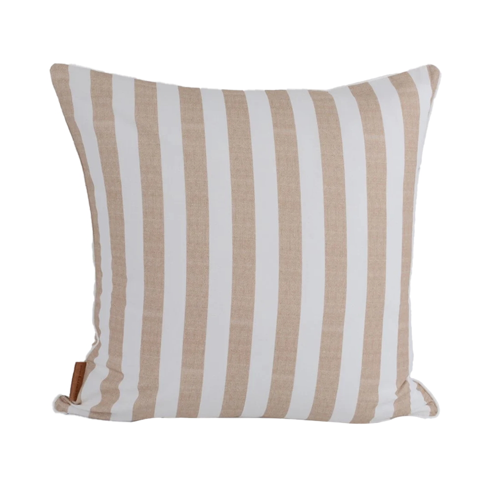 Linen Stripes Kırlent Bej - 50x50