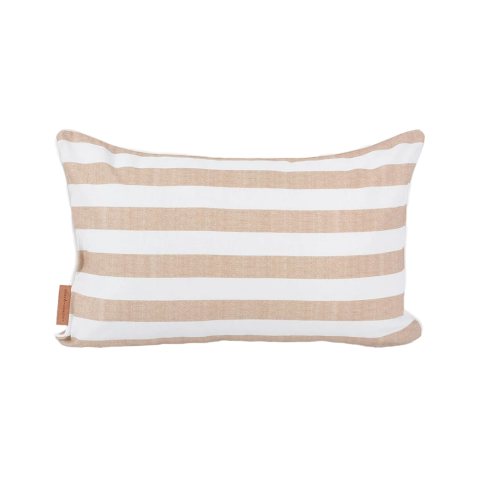 Linen Stripes Kırlent Bej - 40x60